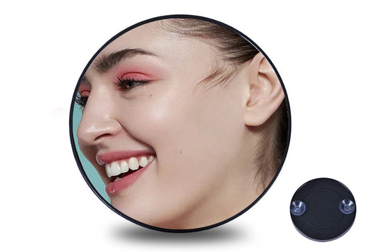 5X/10X/15X Magnifying Suction Mirror Round Cosmetic Mirror for Bathroom