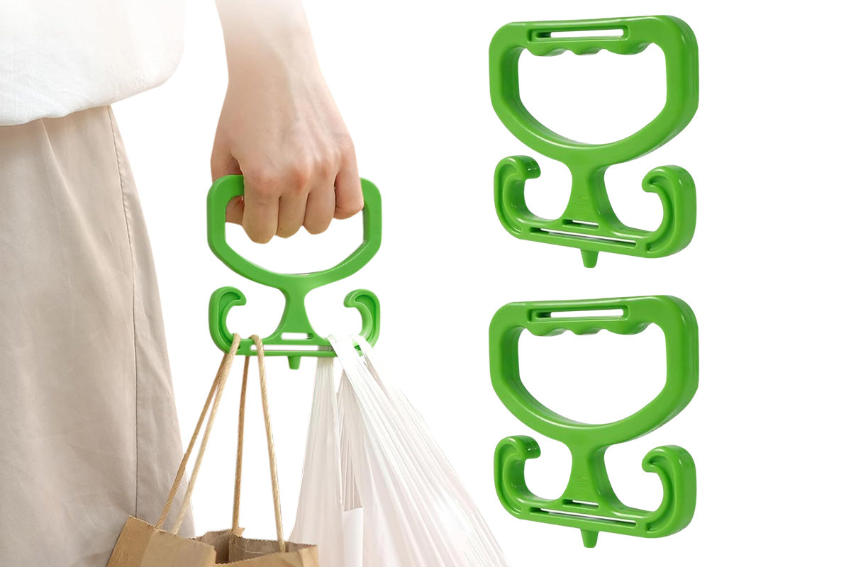 2PCS Grocery Bag Carrier Handles Plastic Bag Holder For Shopping Buckets
