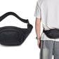 Waist Bag With 3 Zipper Pockets Crossbody Bag Unisex Large Fanny Pack For Travel Holiday