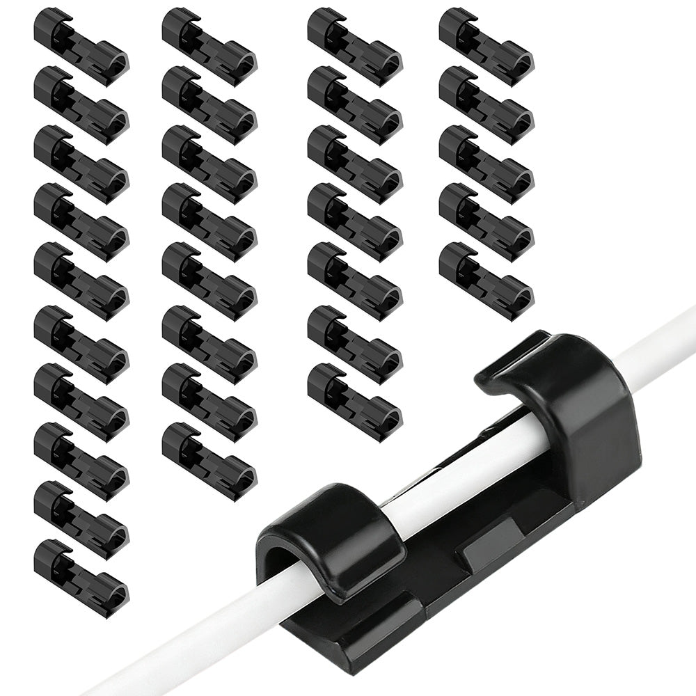 5mm Self Adhesive Cable Clips and Cord Holders for Wire Management