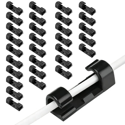 5mm Self Adhesive Cable Clips and Cord Holders for Wire Management