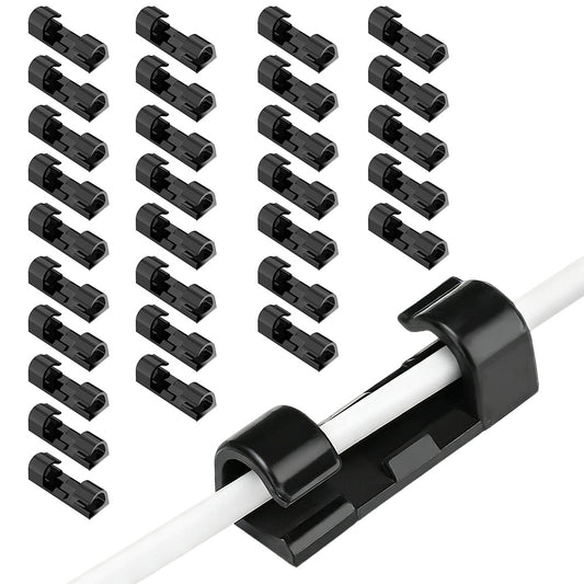 5mm Self Adhesive Cable Clips and Cord Holders for Wire Management