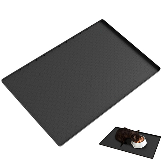 Silicone Under Sink Mat with Raised Edge for Cabinet Protection
