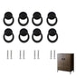 8 Pack Round Cabinet Knobs Zinc Alloy Drawer Pull Handles for Furniture