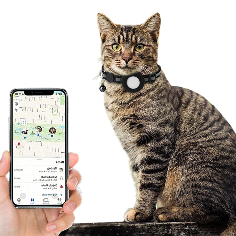 For Tracking Pet Collar Case Compatible with Apple Airtag Adjustable Cat Dog Collar