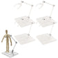 4Pcs Action Figure Display Holder Base Doll Model Support Stand