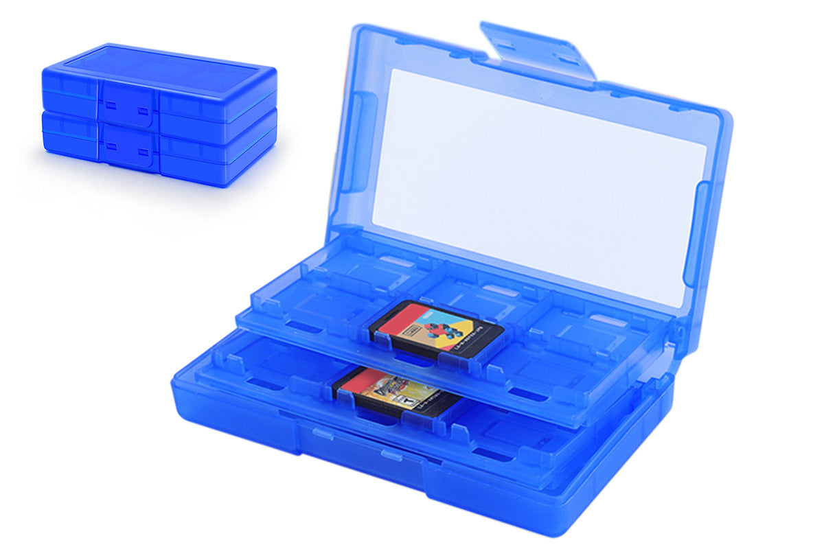 2PCS 24 In 1 Game Card Storage Box Game Card Box Organizer Compatible With Nitendo Switch