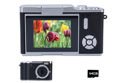 HD 1080P Flip Screen Retro Digital Camera with 2.4 inch Display