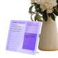 Thick Acrylic Dry Erase Board for Desk Planner with Stand