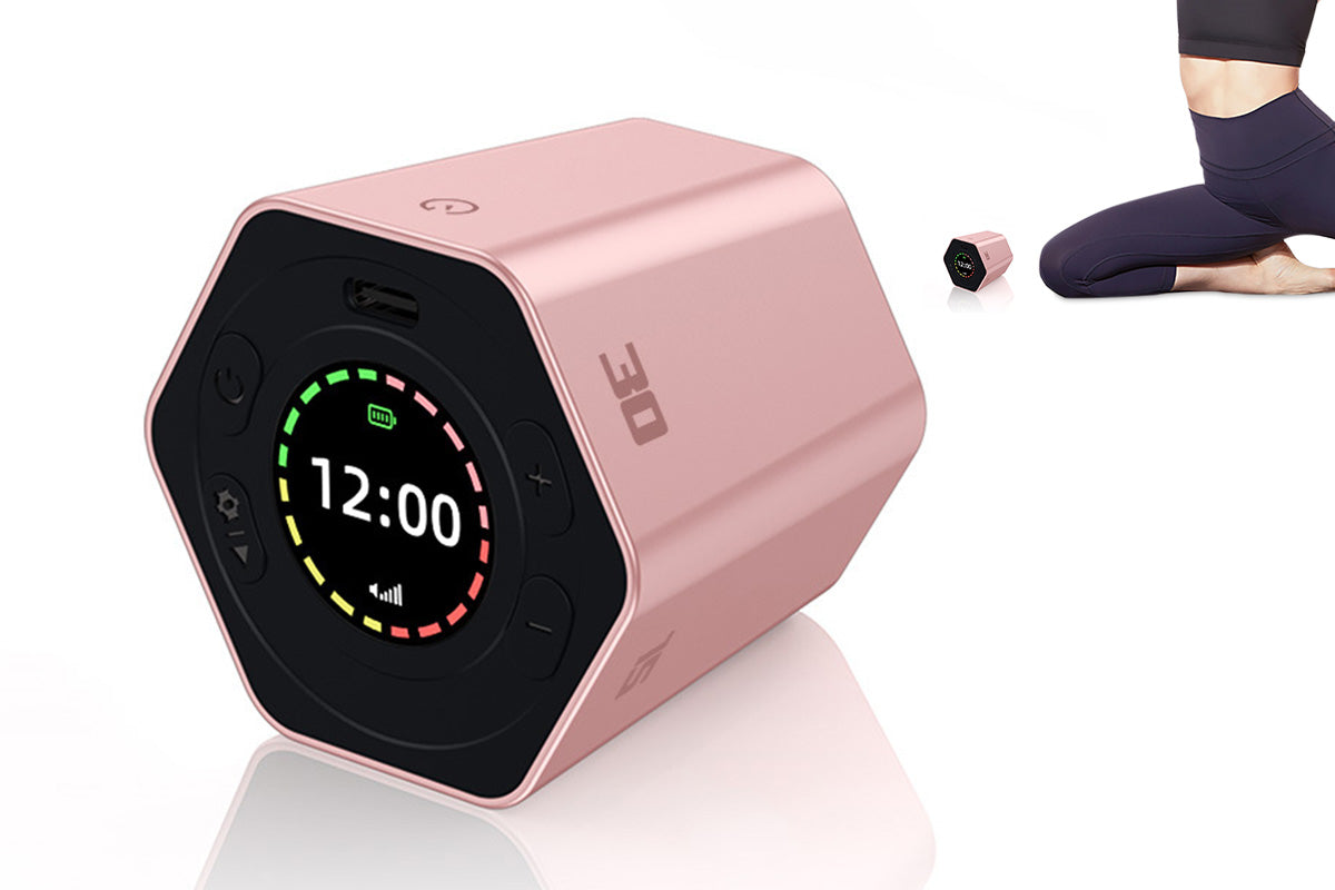 Cube Timer Visual Focus Rotating Timer with Vibration Adjustable Volume Custom Countdown