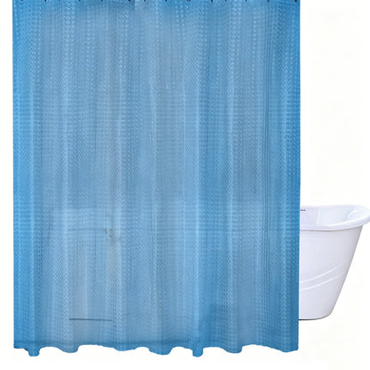 PEVA Thickened Shower Curtain Liner 180x180cm with Rustproof Grommets and Hooks