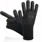 Heat Resistant Oven Gloves Double Sided Silicone Slip Resistant BBQ Gloves