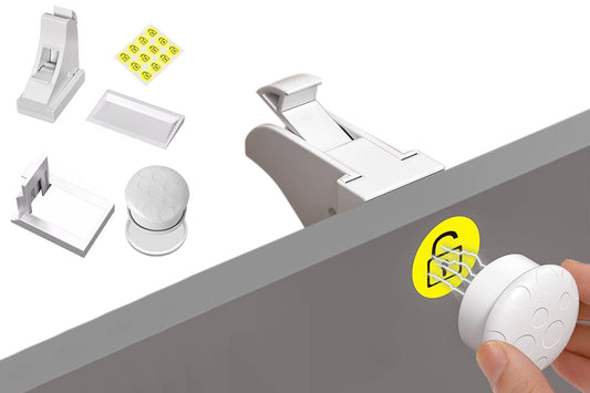 No-Drill Invisible Drawer Locks for Pet Proofing Cabinets