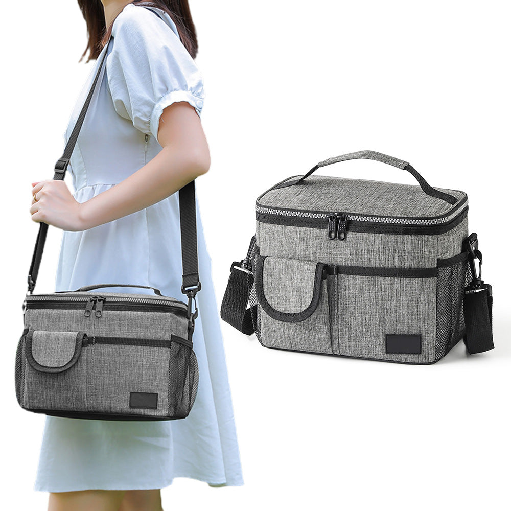 Insulated Lunch Bag Large Capacity with Shoulder Strap