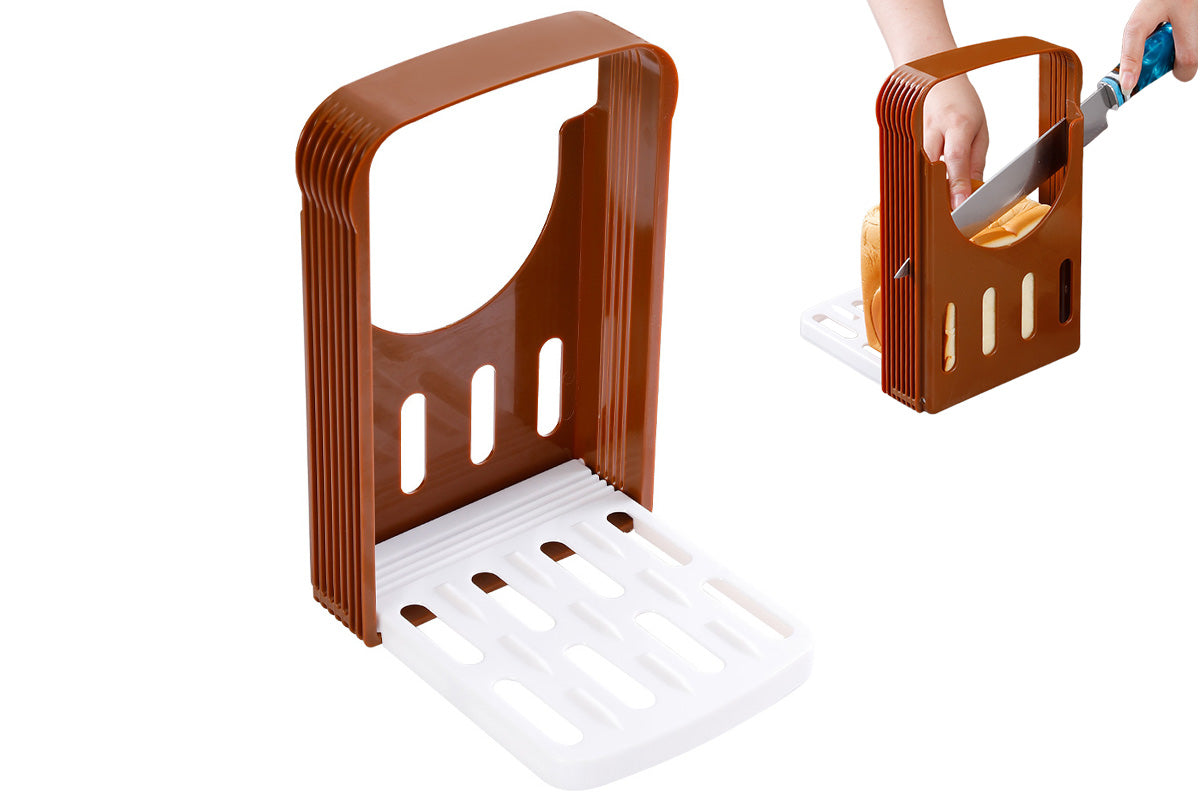 Bread Cutter Foldable Toast Cutter for Home Baking