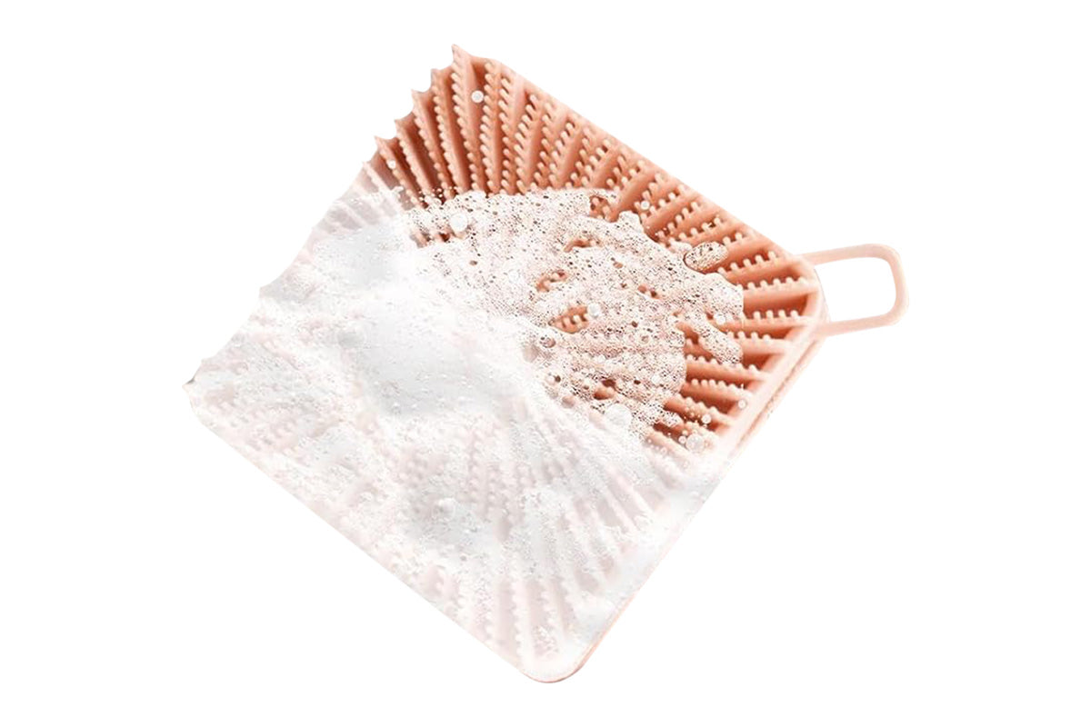 Dual Sided 2 In 1 Silicone Body Shower Scrubber Body Brush Buffer Scrubber