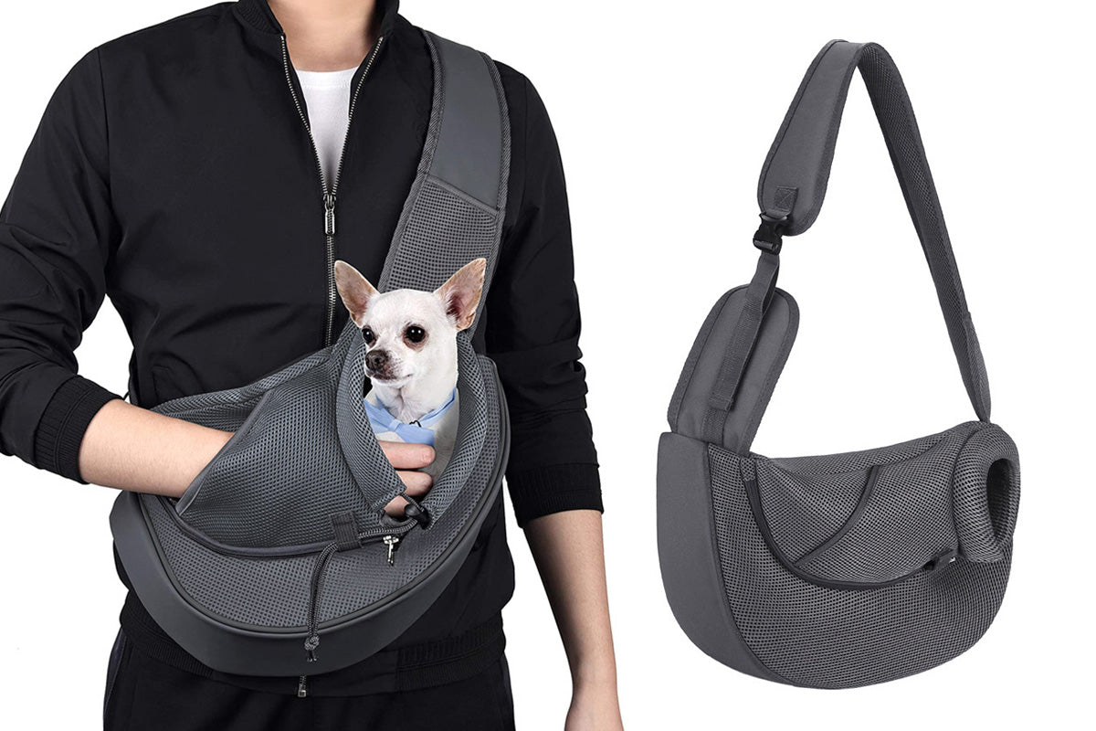 Pet Carrier Bag Sling Mesh Backpack Pet Travel Bag For Dogs Cats