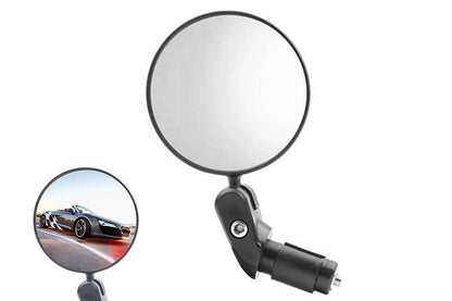 Handlebar Bike Mirrors Adjustable Bicycle Rearview Mirror for Mountain Road Bikes