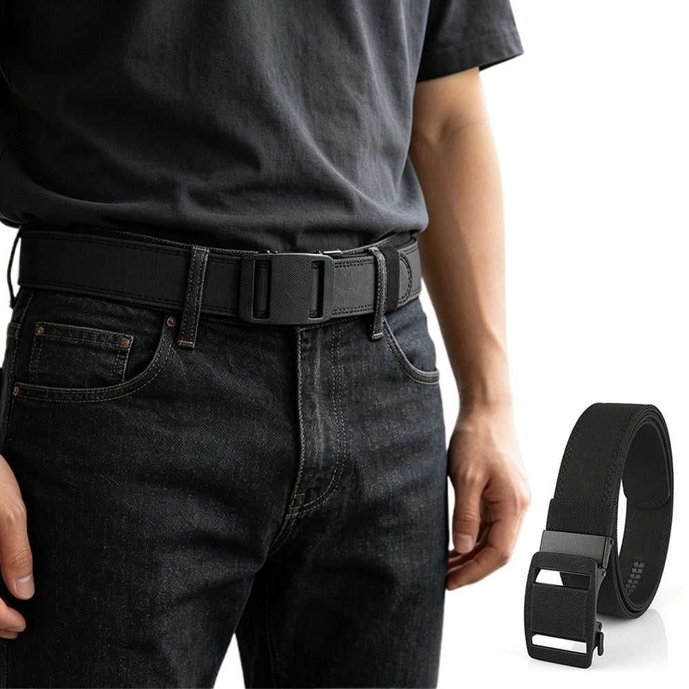 Double Layer Thickened Tactical Belt with Automatic Buckle