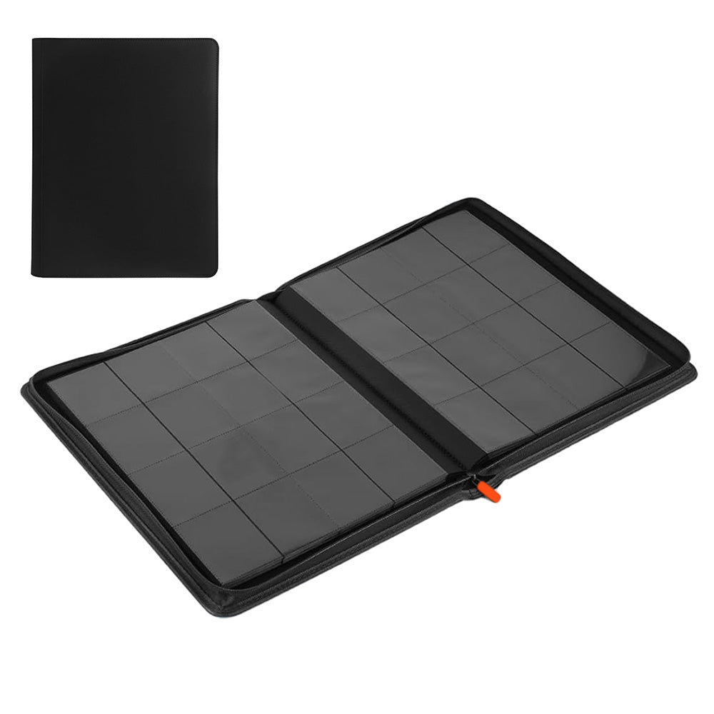 16 Pocket Card Binder 1024 Capacity PVC Free Hard Shell Waterproof Zipper