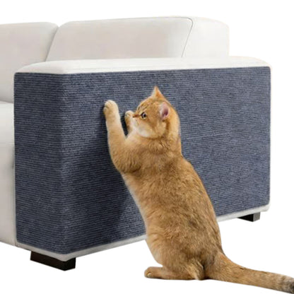Strong Self-Adhesive Cat-Scratch Protector Furniture Guard Sticker for Sofa Wall Door-Dark Grey