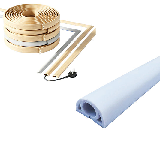 Floor Cord Covers for Wires Cable Hider Self-Adhesive Cord Hider Floor for Offices