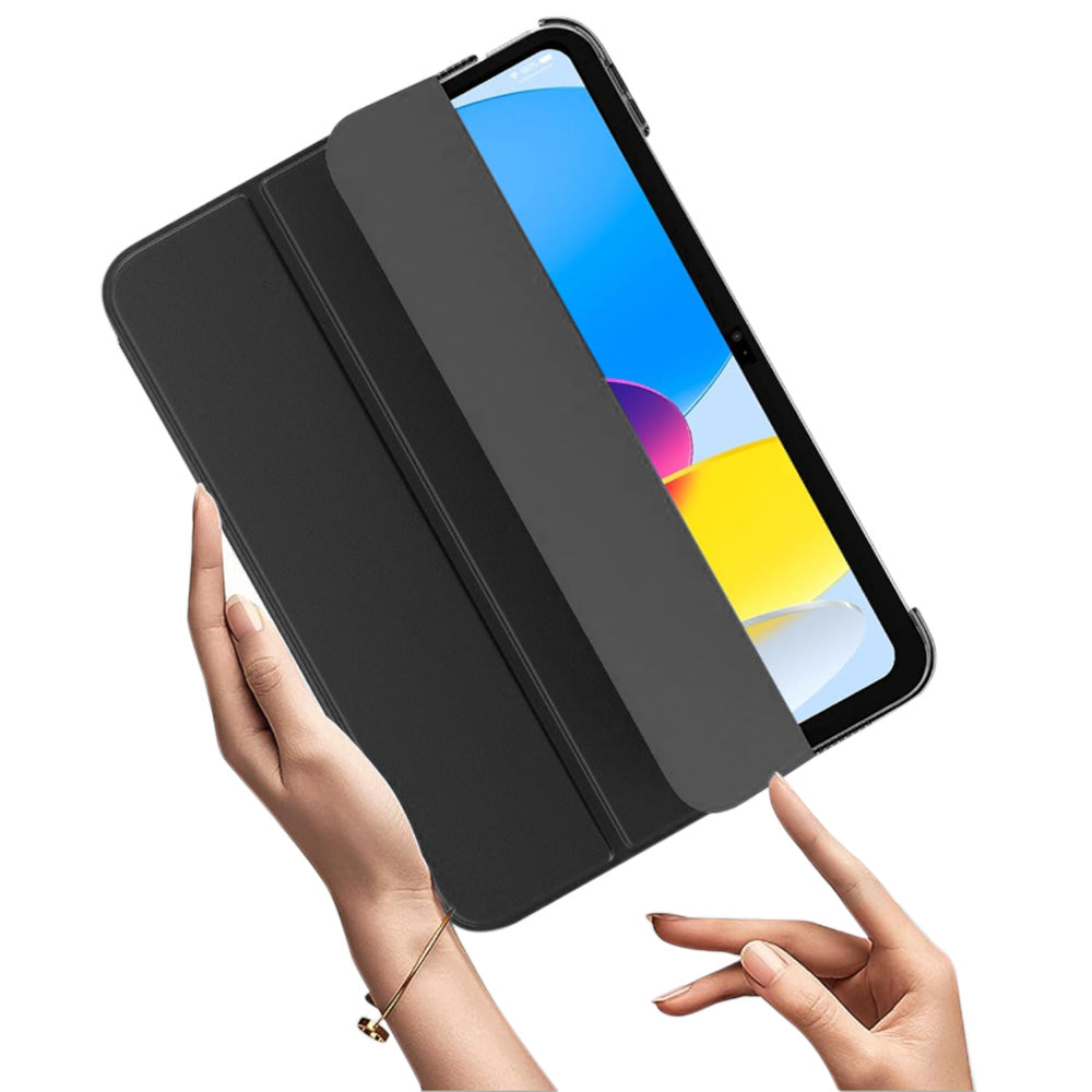 Compatible Case for iPad 10th 11th Gen A16 Tri-Fold Smart Cover Auto Wake Sleep
