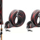 2Pcs Fishing Rod Socks with Elastic Strap Fishing Rod Sleeve for Baitcasting