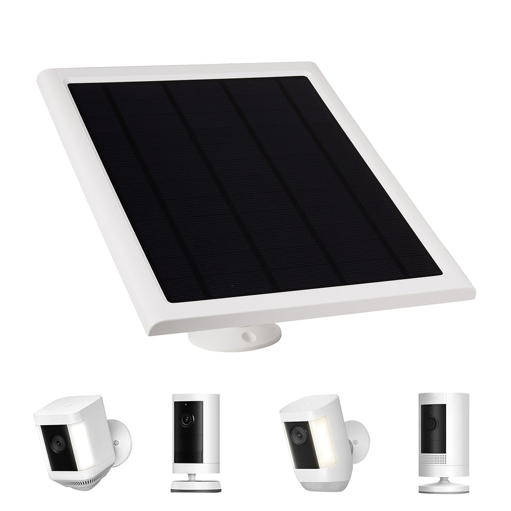 8W Solar Panel Charger Compatible with Ring Stick Up Cam Battery