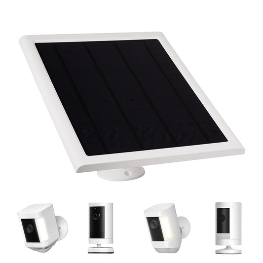 8W Solar Panel Charger Compatible with Ring Stick Up Cam Battery