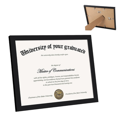 Certificate Frame with PVC for Diploma Document Photo Display