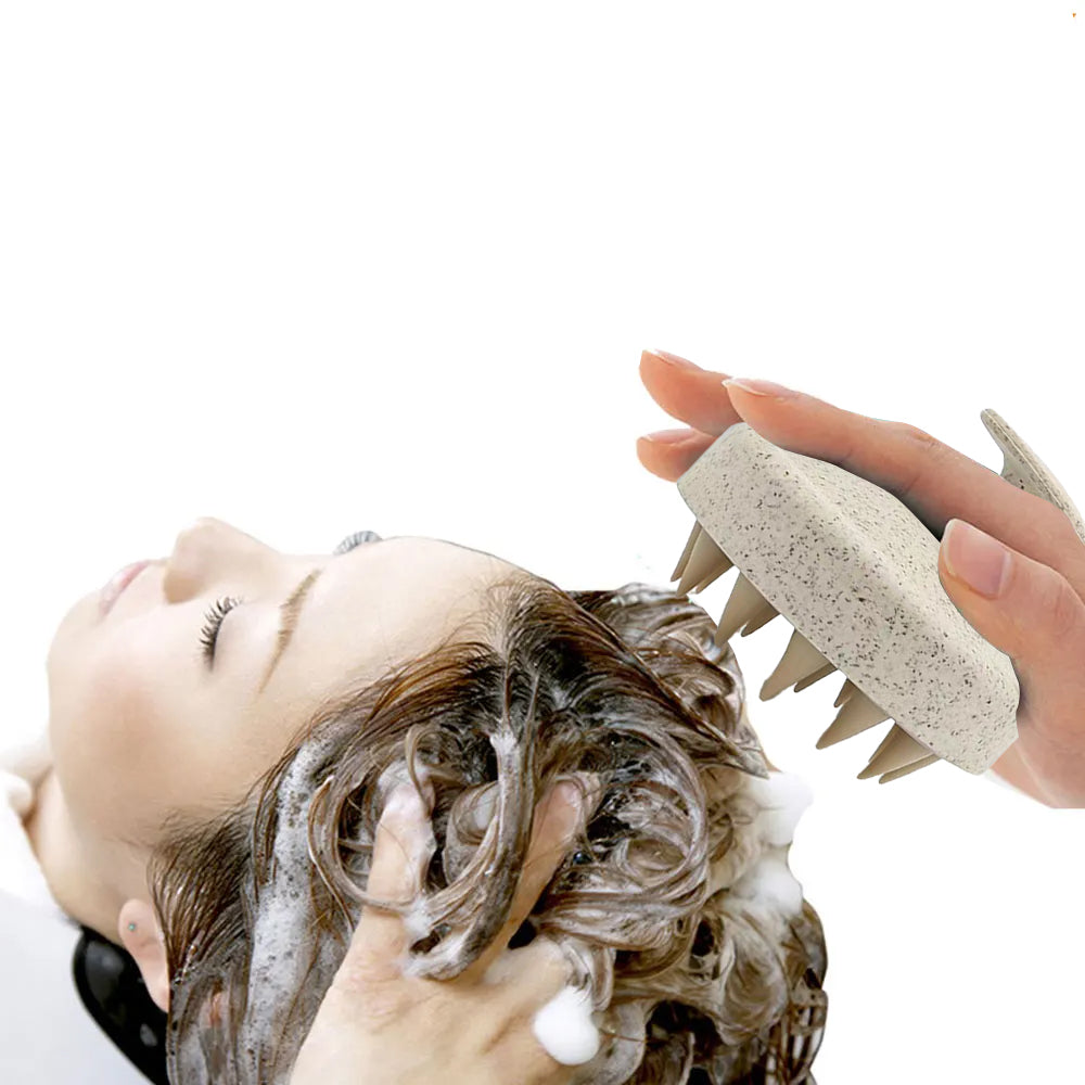 2Pcs Shampoo Brush Hair Scalp Massager Shower Comb for Scalp Exfoliator
