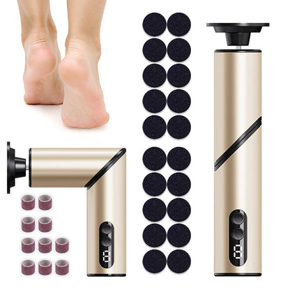 9-Speed Foldable Electric Foot File Dead Skin Removal Tool for Home Use