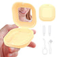 Retainer Case with Mirror and Retainer Removal Tool Mouth Guard Storage Box