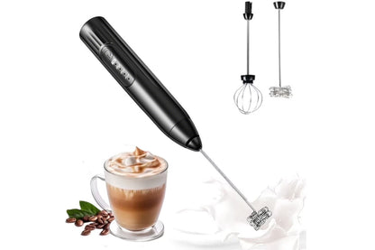 USB Charging Electric Egg Beater Milk Frother Handheld Drink Coffee Foamer