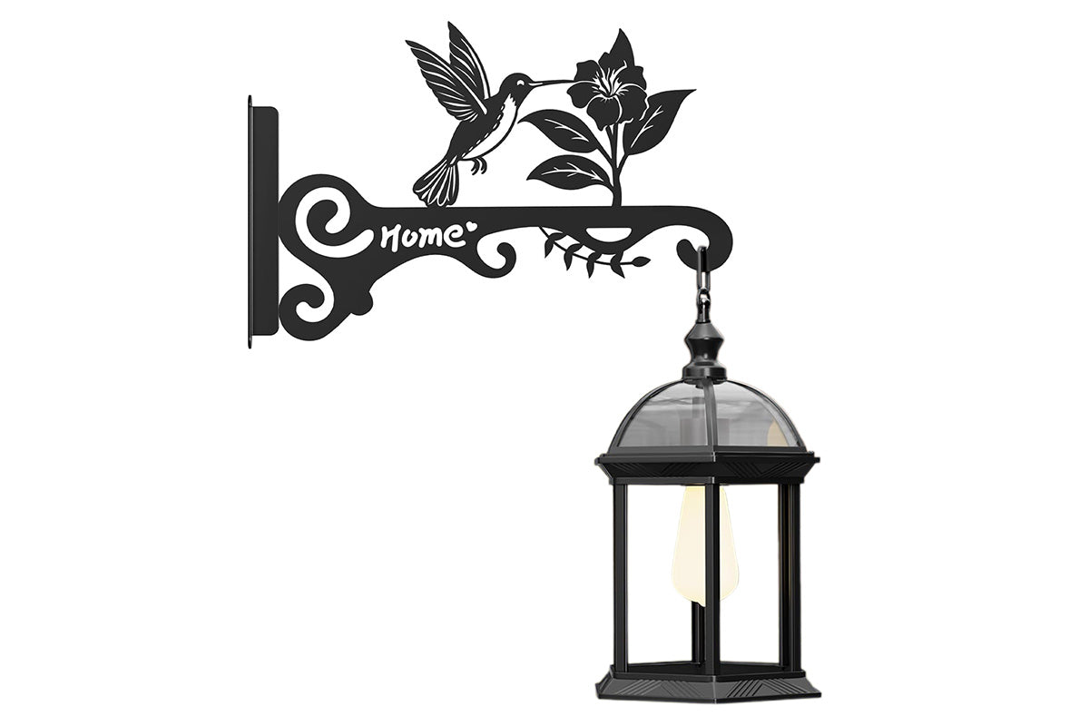 Decorative Wall Hook Heavy Duty Metal Hanger for Plants Bird Feeders Wind Chimes
