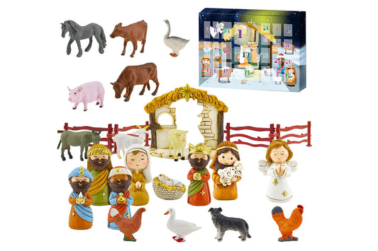 Nativity Advent Calendar for Jesus Birth Scene Blind Box