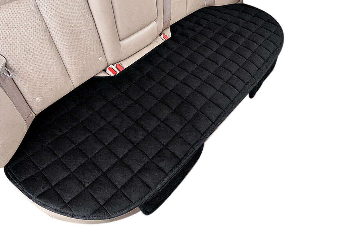 Car Seat Cushion Rear Seat Cover With Storage Pocket Auto Seat Cushion