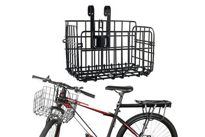 Foldable Bicycle Basket Front and Rear Hanging Storage Rack for Mountain Bike