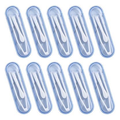 Lens Tool Kit 10 Pack with Tweezers Applicator Remover and Storage Case