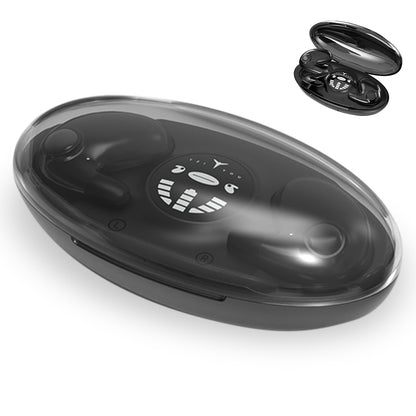Ultra Thin Invisible Earphone Bluetooth 5.3 for Side Sleeping with LED Display