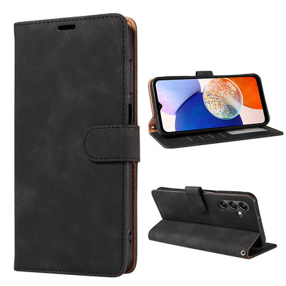 RFID Protective Flip Wallet Case Compatible with Samsung A17 A37 and A57-Black