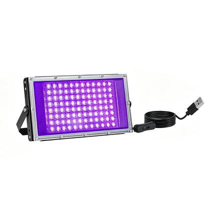 96 LED Purple USB Stage Ambient Light for Halloween Christmas Party