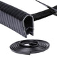 U-Shaped Car Door Seal Strip Edge Protector Weatherstrip Trim