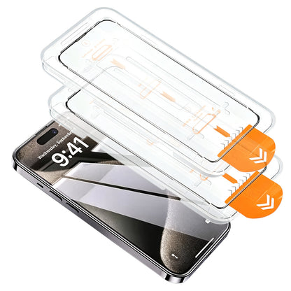 2 Pack Tempered Glass Screen Protector for iPhone 18 Pro and Pro Max-High Definition Clear