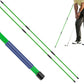 3-Section Golf Alignment Stick Foldable Swing Training Aid