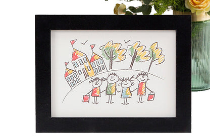 Removable Clip Kids Picture Frame A4 Artwork Display for Children