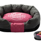Waterproof Pet Bed Removable Washable Cat Dog Bed for Small and Medium Pets - Black