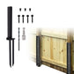 Fence Post Repair Kit Heavy Duty H Design Fence Post Anchor Ground Stakes
