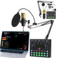 Recording Condenser Microphone Kit with Sound Card for Streaming YouTube TikTok